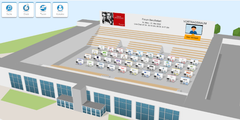 Veranstaltungsplattform 3D Veranstaltungsplan